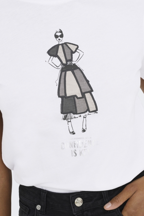 Only onlemma life reg s/s lady top jrs